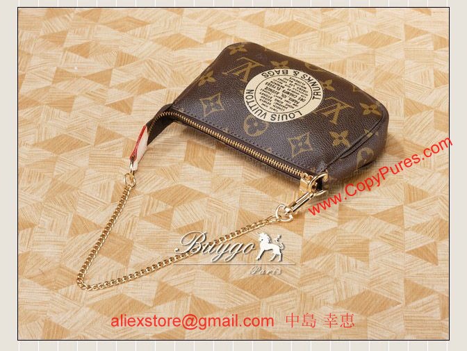 ルイ・ヴィト  モノグラム モノグラムＴ＆Ｂ ミニ・ポシェット・アクセソワール（アクセサリーポーチ） Ｍ６０１５３